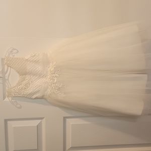 Flower girl dress with beading detail